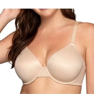 NWT Vanity Fair Bra Underwire Effortless Comfortable Support 34DD 34E New $50
